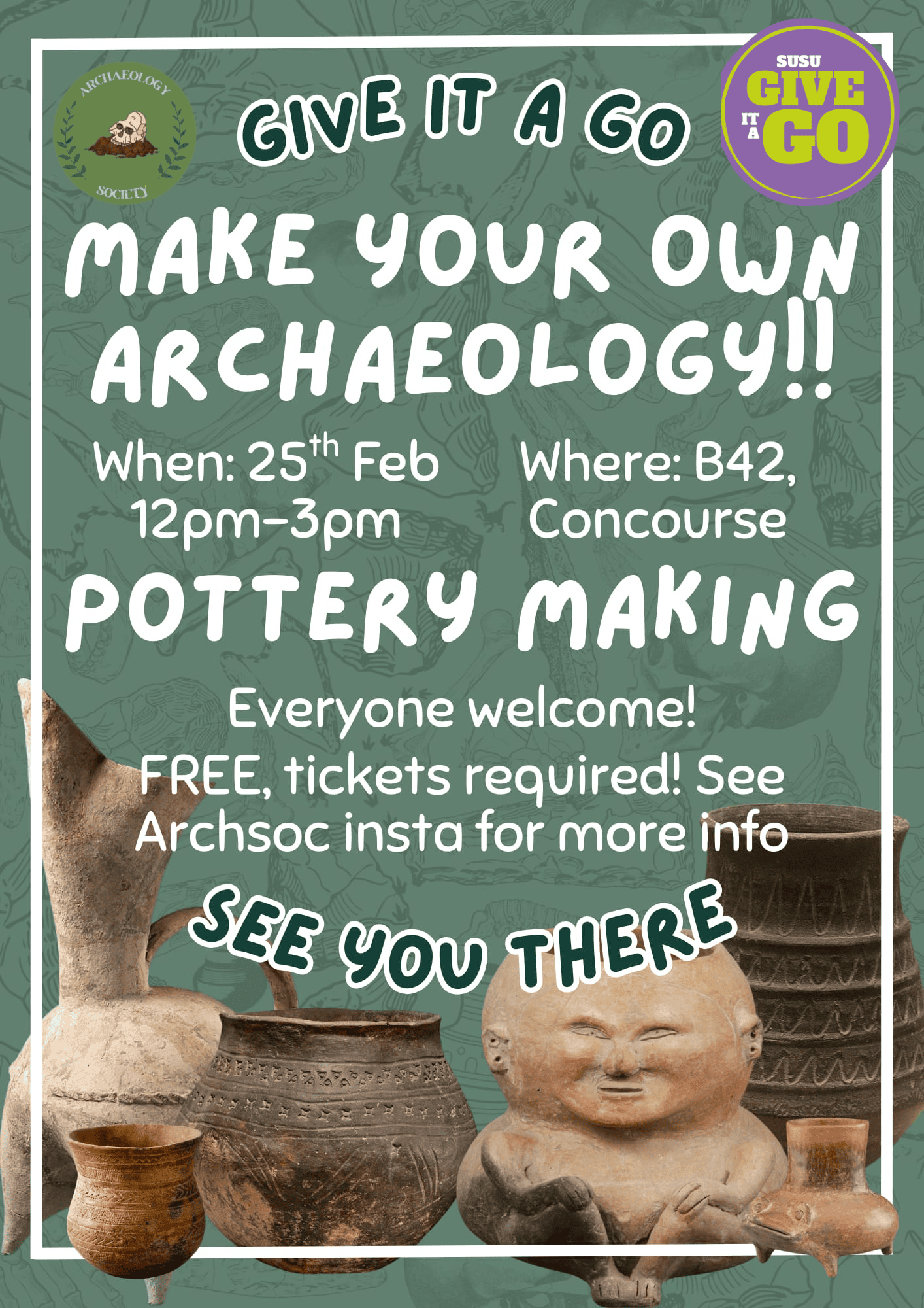 Give It A Go: Make Your Own Archeology Pottery Making